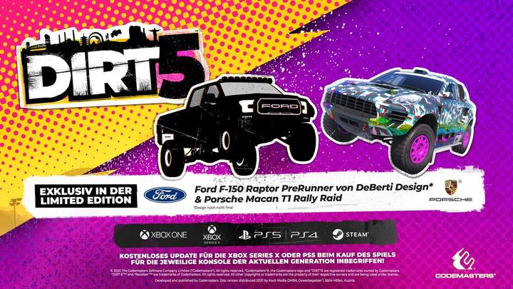 Produktbild Codemasters DIRT 5 Limited Edition (Xbox One X, Xbox Series X, DE)