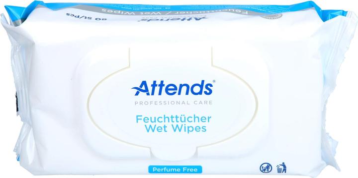Attends Pflege Feuchttücher (80 Stück)