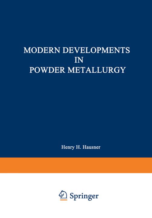 Actual product image Modern Developments in Powder Metallurgy (H. Hausner, 2012)