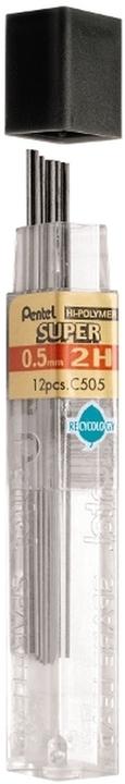 Actual product image Pentel Pencil leads Hi-Polymer Super (Refill, Graphite, 0.50 mm)