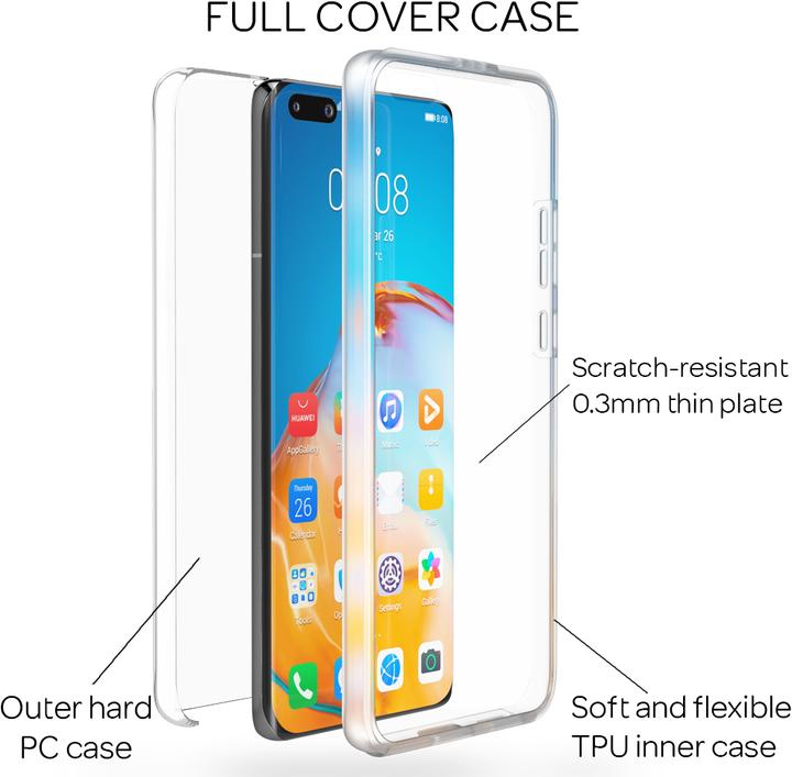 Actual product image Nalia 360° mobile phone cover (Huawei P40 Pro+)