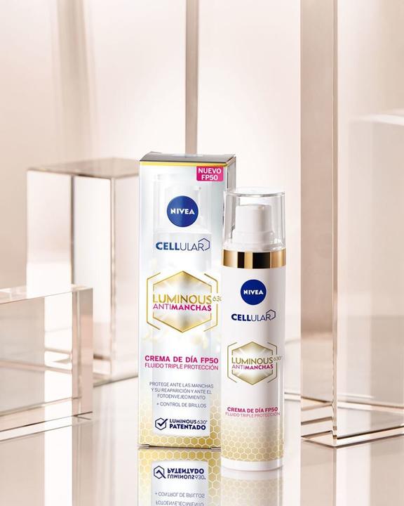 Image du produit NIVEA Luminous 630o Antimanchas Crema Día SPF50 (40 ml) (Chiffons de nettoyage, 40 ml)