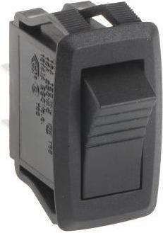 Image du produit Rs Pro Interrupteur rocker noir, 1NO