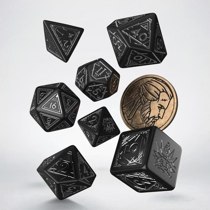 Actual product image Q Workshop SWGE37 - Witcher Dice Set: Geralt - The Silver Sword