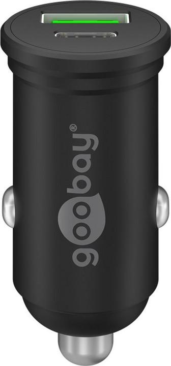 Goobay Dual USB Car Fast Charger USB-C PD Power Delivery 45 W