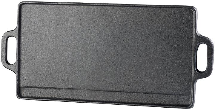 Produktbild Rosenstein & Söhne Gusseiserne Wende-Grillplatte für Ofen, Herd & Grill