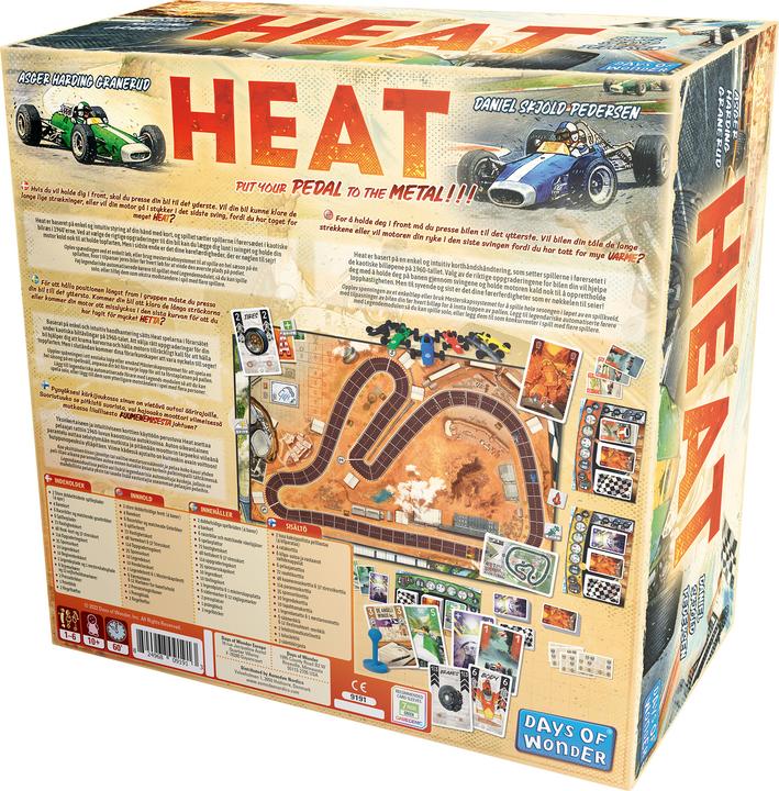 Actual product image Days of Wonder Heat Pedal to the Metal Nordic (German)