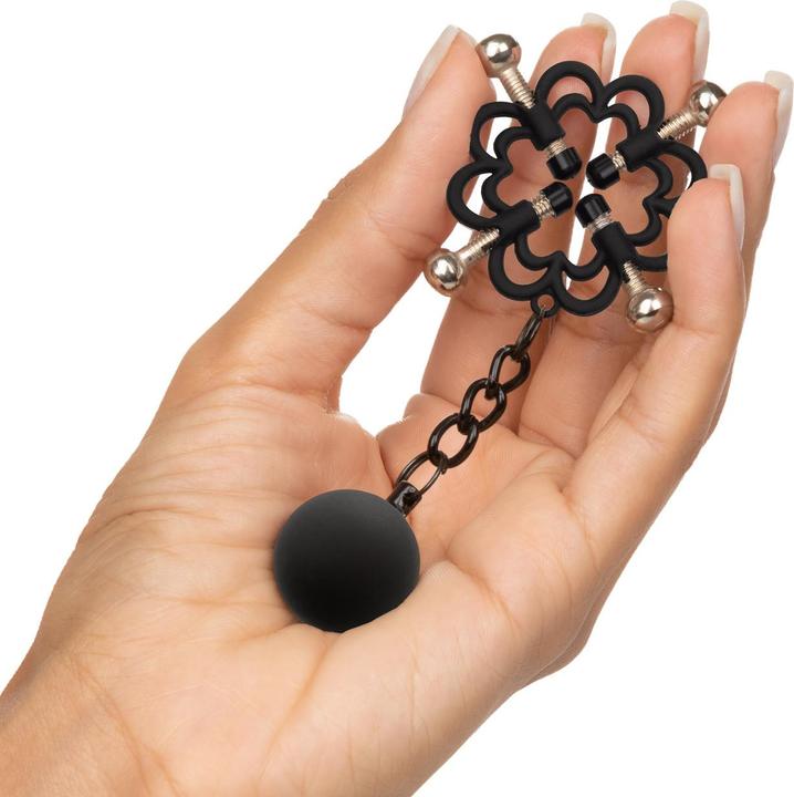 Actual product image CalExotics Nipple Grips Power Grip 4-Point Weighted Nipple Press