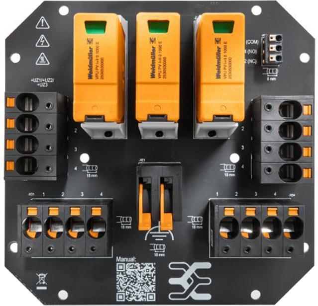 Produktbild Weidmüller PVN DC 3I 3O 1MPP SW (Generatoranschlusskasten)