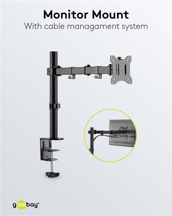 Image du produit Goobay Support d'écran Single Flex (Tables, 32")