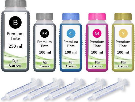 Actual product image Druckfuxx 650ml Nachfüll TINTE für CANON MX700 MX850 MP600r MP800r IX4000 IX5000