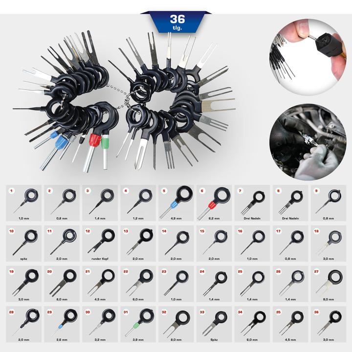 Image du produit Brilliant Tools Jeu d'outils de déverrouillage, 36 pièces KS Tools BT511230