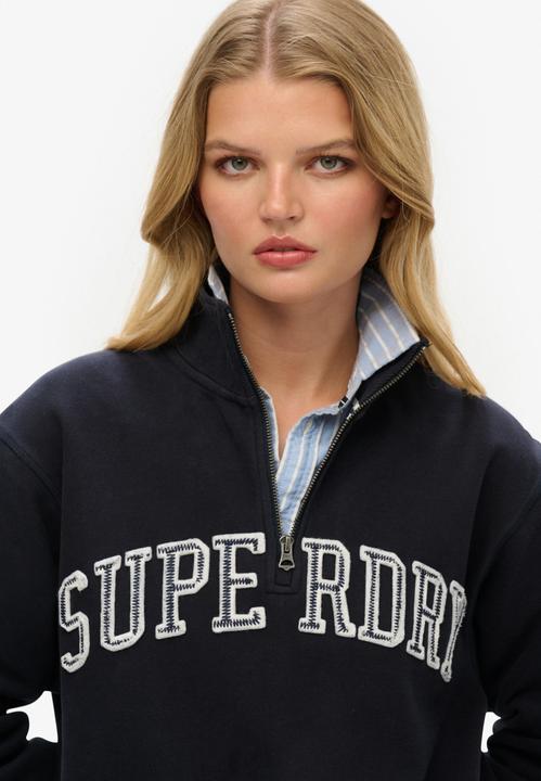 Image du produit Superdry Sweat à col zippé et motif appliqué Athletic Essentials (8)