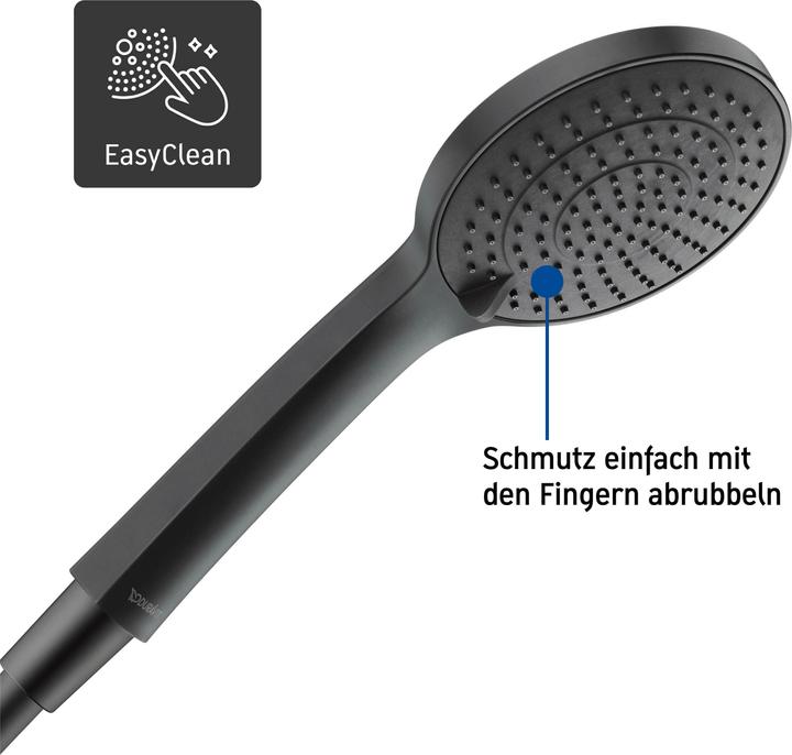 Actual product image Duravit hand shower 3jet 110 MinusFlow, UV65201 (3 Beam types, 9.50 l/min)