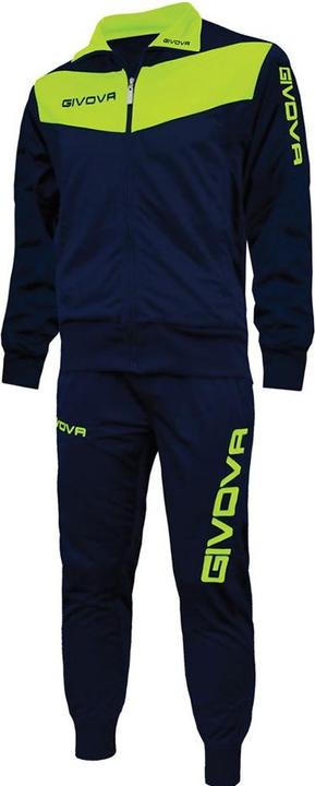 Givova Tuta Visa Fluo Trainingsanzug marinegrün TR018F 0419 L (L)