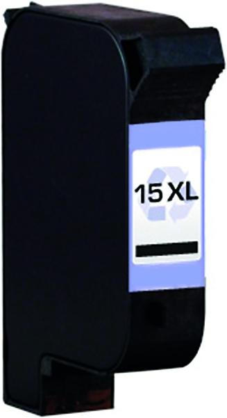 Immagine prodotto Plutoos Cartuccia HP 15 XL XXL compatibile, nero C6615DE (FC)