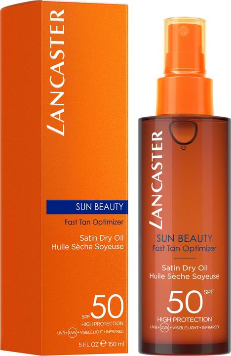 Image du produit Lancaster Sun Beauty - Huile sèche Optimiseur de bronzage rapide SPF50 (Huile solaire, SPF 50, 150 ml, 205 g)