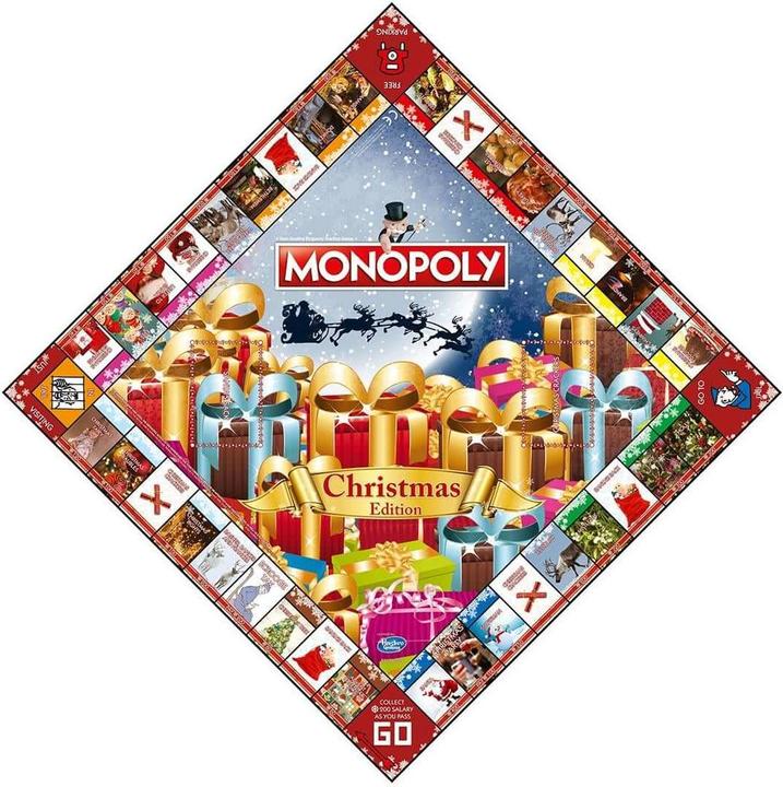 Actual product image Winning Moves Monopoly Christmas Edition (English)