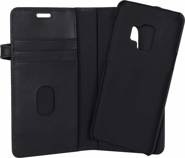 Actual product image Carl BUFFALO Wallet Sort Laeder Til 3 kort