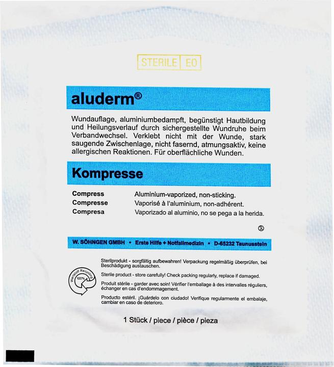 Immagine prodotto Aluderm Compressioni 10 x 15 cm sterili, 1 pz. compressioni