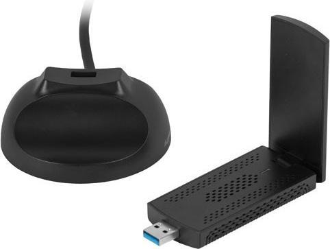 Produktbild Lanberg BEZPRZEWODOWA KARTA SIECIOWA WIFI NC-3000-WI USB 3.0 AX3000 TRI-BAND 2 WEWNĘTRZNE ANTENY