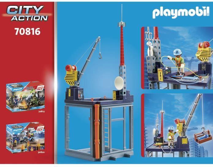Actual product image Playmobil 70816 Starter set construction site with winch (70816, Playmobil City Action)