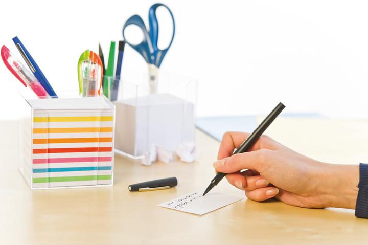 Produktbild Folia Zettelbox mit Stiftehalter