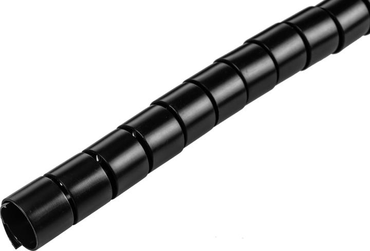 Actual product image Plica Spiro tube 5 m x 25 mm Black (Cable spiral hose, 500 cm)