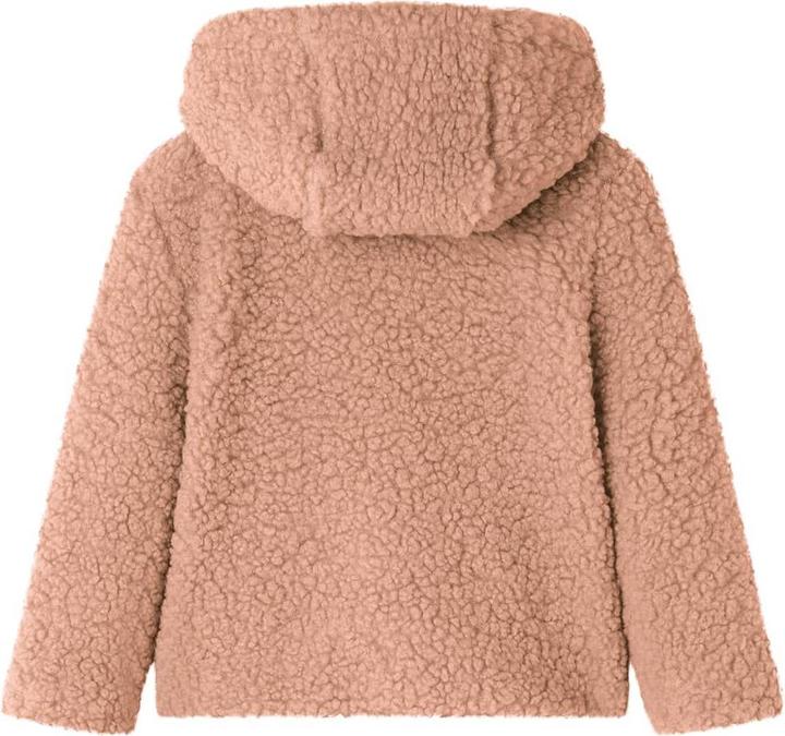 Immagine prodotto VidaXL Giacca con cappuccio per bambini Teddy in pelliccia sintetica cognac chiaro (128)