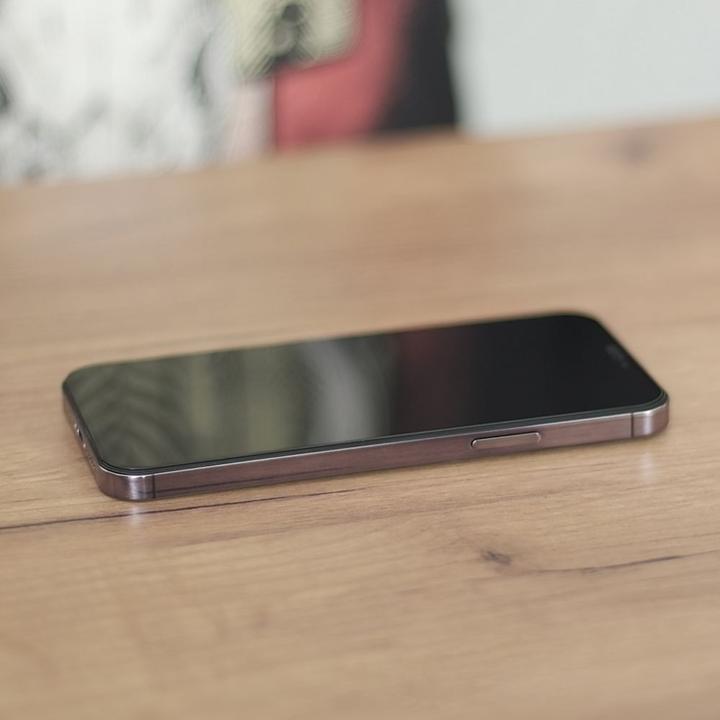 Image du produit Wozinsky Verre de protection avec filtre anti-mouchard pour iPhone 15 - noir (1 pièce(s), Apple iPhone 15)