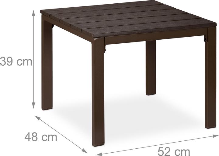Immagine prodotto Relaxdays Tavolino da balcone