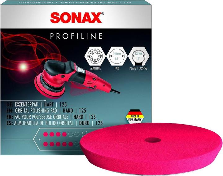 Produktbild Sonax PROFILINE Exzenter-Polierpad, hart, Ø 143 mm, Kabellänge