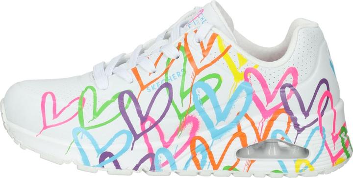 Immagine prodotto Skechers Scarpe da donna stringate sportive con suola in gomma bianche (35)