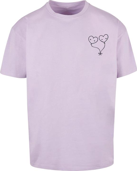 Immagine prodotto Merchcode Hugs & Love - Maglietta oversize pesante con palloncini d'amore - 175067 (4XL)