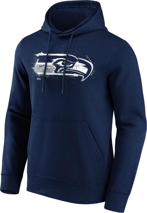 Actual product image Fanatics Seattle Seahawks Splatter Crest Graphic Hoodie 2XL (XL)