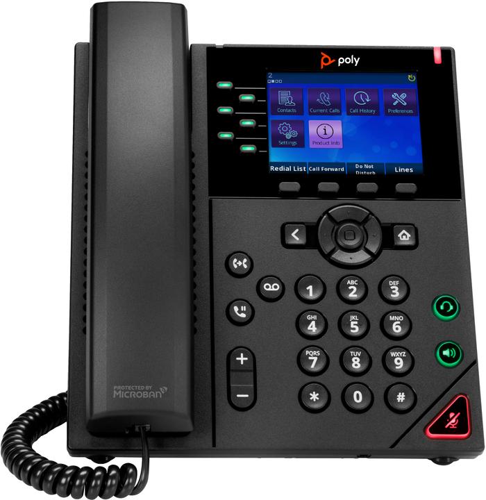 Actual product image HP Poly OBi VVX 350 6-IP PH PoE-e