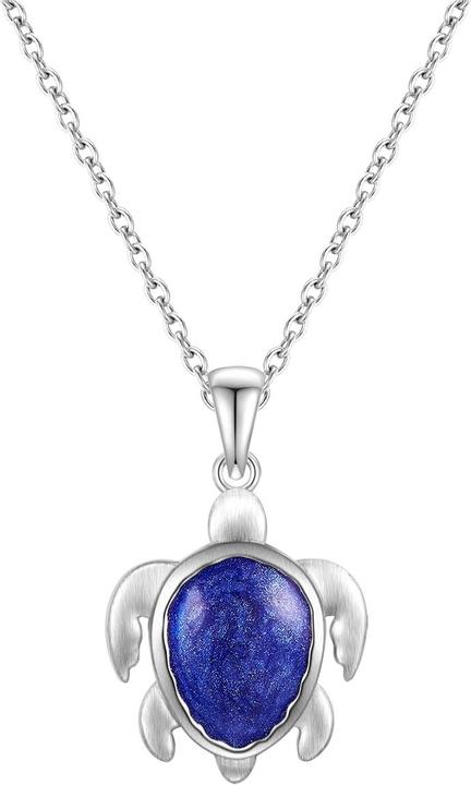 Rafaela Donata Damen Halskette Schildkröte Sterling Silber 42,0 cm Basislänge + 7,0 cm Verlängerung - 34236 (Sterling Silber, 42 - 49 cm)