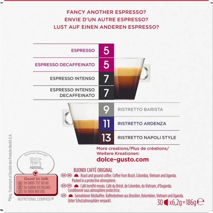 Produktbild Nescafé Dolce Gusto Buondi (30 x Port.)