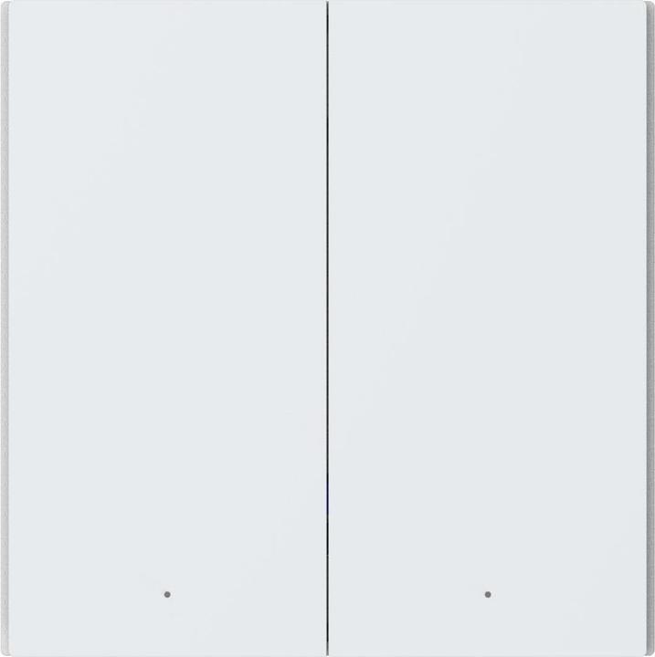 Actual product image Aqara Smart Wall Switch H1 Grey With Neutral, Double Rocker (Zigbee)