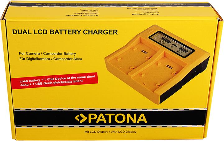 Produktbild Patona Dual LCD Charger (Kamera Akku Ladegerät)