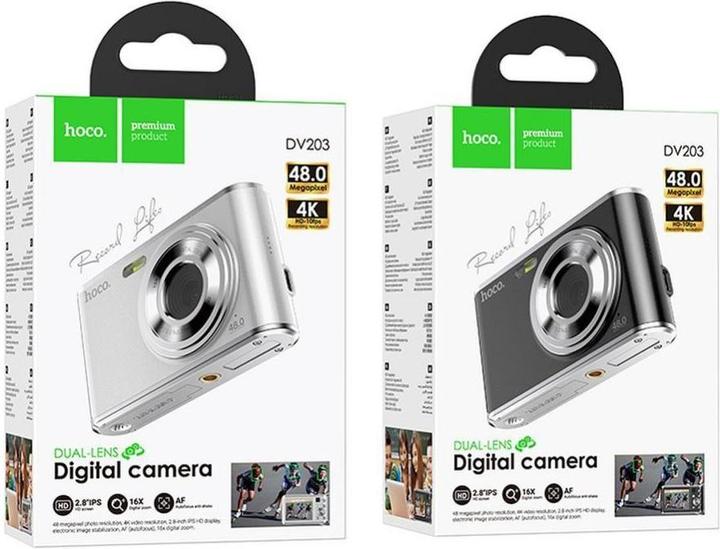 Immagine prodotto Hoco Headphone with microphone dual lens digital camera 13M pixels DV203 white