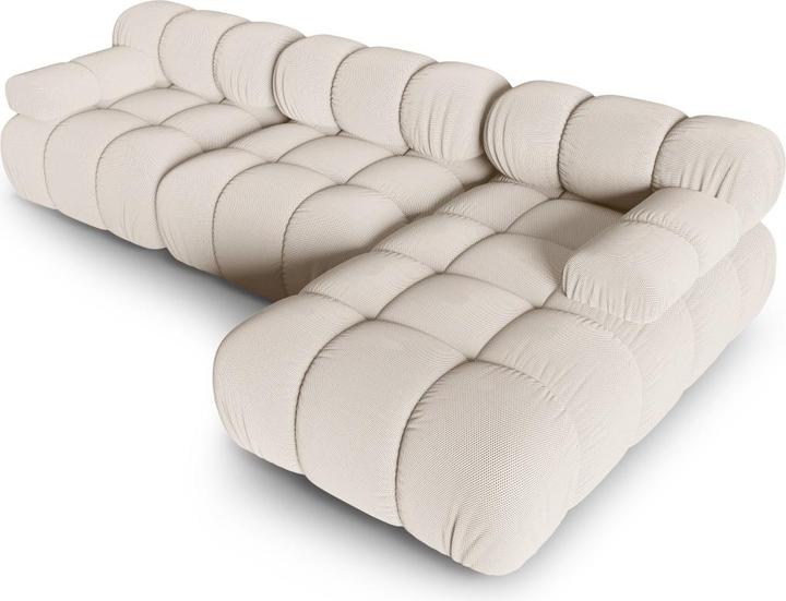 Image du produit Micadoni Canapé D'Angle Droit Modulaire, "Bellis", 4 Places, 282x155x70Fabriqué en Europe (Canapé d'angle)