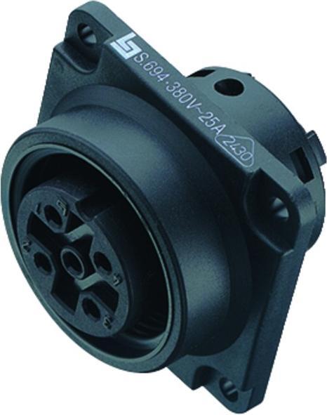 Image du produit Schubiger Série 693 5 pole RD30 power female panel mount