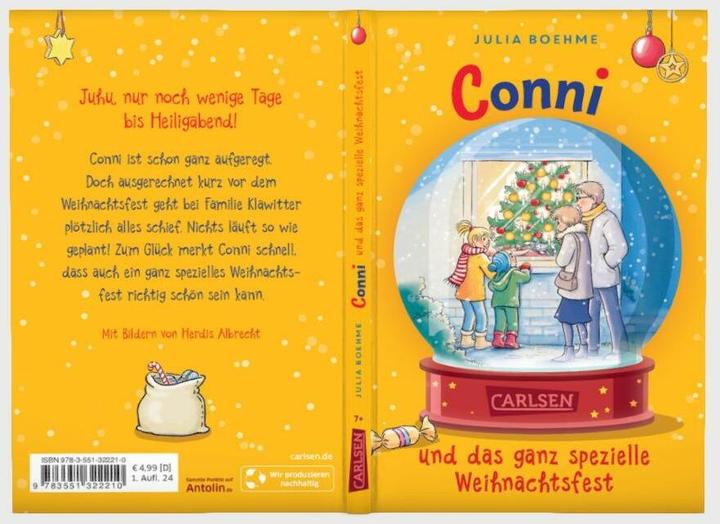 Produktbild Conni Erzählbände: Conni und das ganz spezielle Weihnachtsfest (Deutsch, Julia Boehme, Herdis Albrecht, 2024)