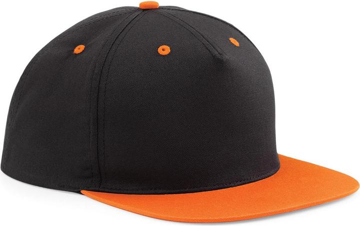 Produktbild Beechfield 5 Panel Kontrast Snapback Kappe (2 Stückpackung) (One Size)