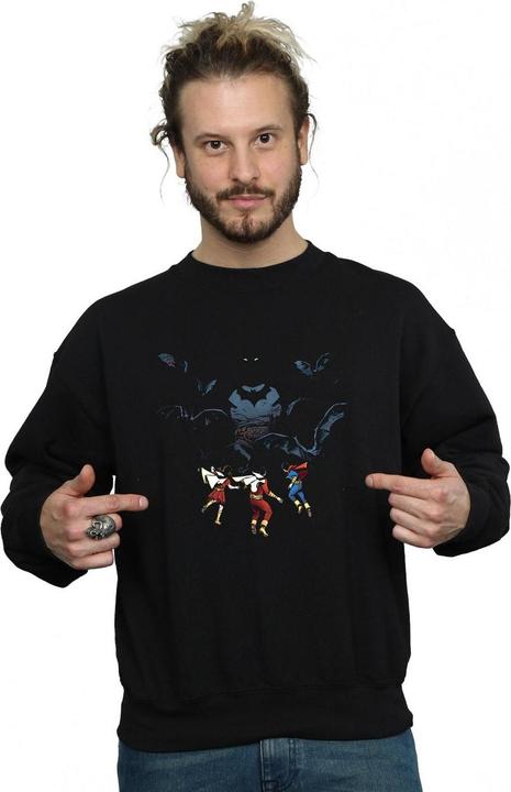 Actual product image Mens Batman Shadow Bats Sweatshirt (L)