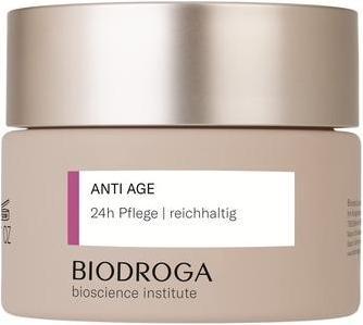 Actual product image Biodroga Anti Aging 24h Face Cream Rich 50ml - Firming Anti Wrinkle Face Care Day Cream Night Cream (50 ml, Day cream)