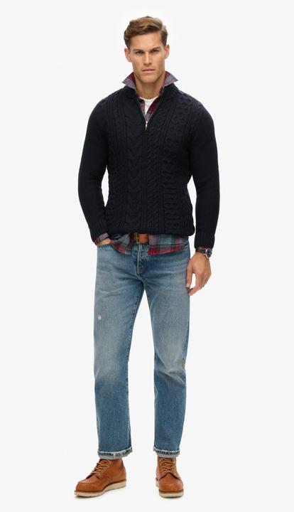 Immagine prodotto Superdry maglia con mezza zip uperdry jacob cable (S)