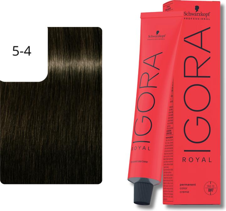 Actual product image Schwarzkopf Professional Igora Royal (5-4 Light Brown Beige)