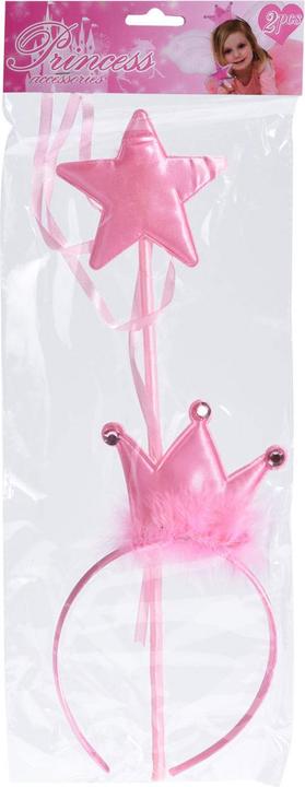 Actual product image Free and Easy Princess tiara and magic wand